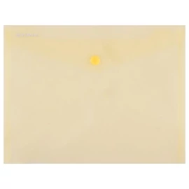 Irattartó tasak, 240x186x0,18, A5, PP, patentos, DONAU, sárga