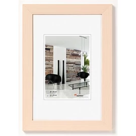 Képkeret, fa, 10x15 cm, "Grado" krém