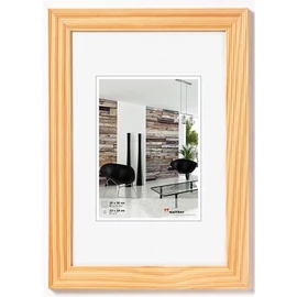 Képkeret, fa, 10x15 cm, "Grado" natúr