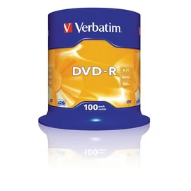 DVD-R lemez, AZO, 4,7GB, 16x, hengeren, VERBATIM