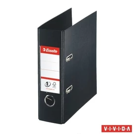 Iratrendező, 75 mm, A5, PP, ESSELTE "Standard", Vivida fekete