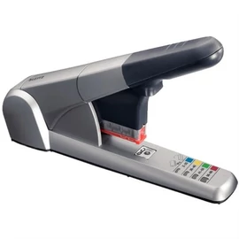 Tűzőgép, nagyteljesítményű, 80 lap, LEITZ "5551", ezüst