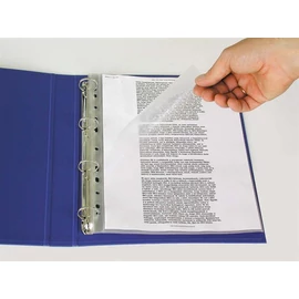 Genotherm, felül és a belső oldalon nyitott, lefűzhető, A4, 115 mikron, narancsos felület, ESSELTE