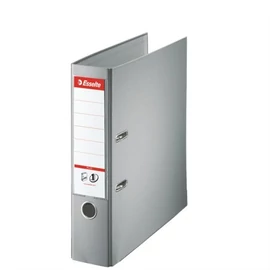 Iratrendező, 80 mm, A4, PP, élvédő sínnel, ESSELTE "Standard Plus", szürke
