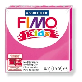 Gyurma, 42 g, égethető, FIMO "Kids", rózsaszín