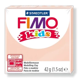 Gyurma, 42 g, égethető, FIMO "Kids", bőrszín