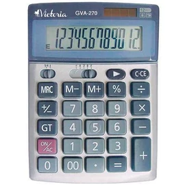 Számológép, asztali, 12 számjegy, VICTORIA "GVA-270"