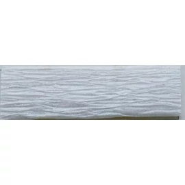 Krepp-papír, 50x200 cm, VICTORIA, gyöngyház fehér