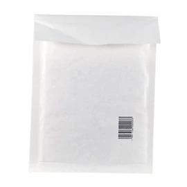 Légpárnás tasak, 175x200 mm külméret, 165x180 mm belméret, VICTORIA, "CD boríték", fehér