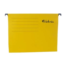 Függőmappa, karton, A4, VICTORIA, sárga