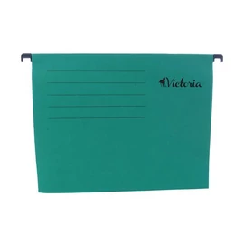 Függőmappa, karton, A4, VICTORIA, zöld