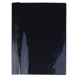 Gyorsfűző, kemény hátlappal, PVC, A4, VICTORIA, fekete