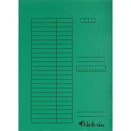 Gyorsfűző, karton, A4, VICTORIA, zöld