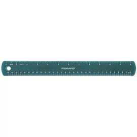 Vonalzó, iskolai, 30 cm, FISKARS, kék csillámos