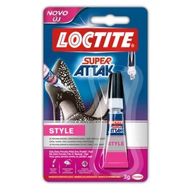 Pillanatragasztó gél, 3 g, HENKEL "Loctite Super Attak Style"