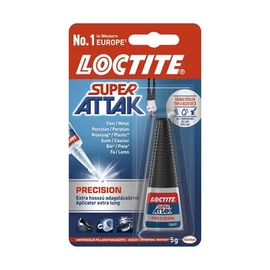 Pillanatragasztó, 5 g, HENKEL "Loctite Super Attak Precision"