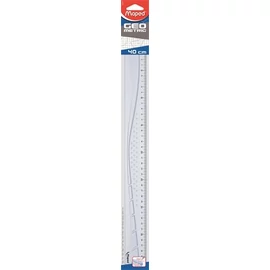 Vonalzó, műanyag, 40 cm, MAPED "Geometric"