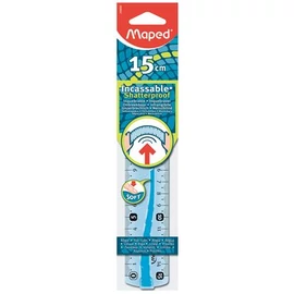 Vonalzó, műanyag, hajlítható, 15 cm, MAPED "Flex"