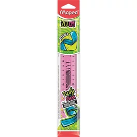 Vonalzó, műanyag, törhetetlen, 20 cm, MAPED "Twist`n Flex"