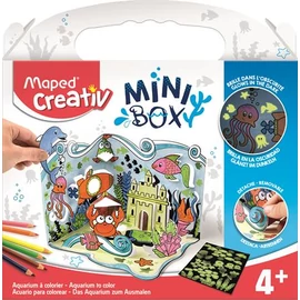 Akvárium készítő kreatív készségfejlesztő készlet, MAPED CREATIV, "Mini Box"
