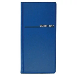 Névjegytartó, 96 db-os, PANTAPLAST, kék