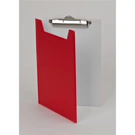 Felírótábla, fedeles, A5, PANTAPLAST, piros-fehér