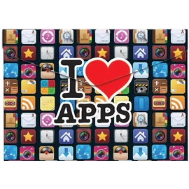 Irattartó tasak, A5, PP, patentos, 180 mikron, PANTA PLAST "Apps"