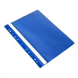 Gyorsfűző, lefűzhető, PP, A4, VICTORIA, sötétkék