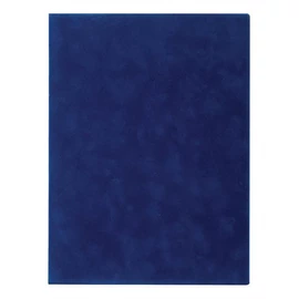 Oklevéltartó, plüss, A4, VICTORIA, kék