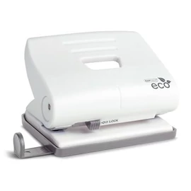 Lyukasztó, kétlyukú, 22 lap, műanyag, RAPESCO "ECO", fehér