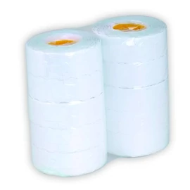 Árazógépszalag, 25x12 mm, fehér