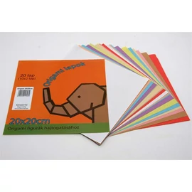 Origami papír, 20x20 cm, 20 lap