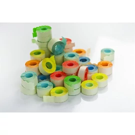 Árazógépszalag, 25x16 mm, "C", fehér