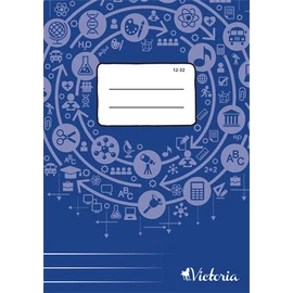 Füzet, tűzött, A5, vonalas, 32 lap, 3. osztály, VICTORIA Circle "12-32"