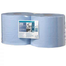 Törlőpapír, tekercses, 26 cm átmérő, W2 rendszer, TORK "Plusz", kék