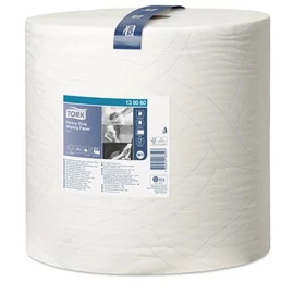 Törlőpapír, tekercses, 37,5 cm átmérő, W1 rendszer, TORK "Nagy teljesítményű", fehér