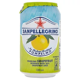 Üdítőital, szénsavas, 0,33 l, SAN PELLEGRINO, grapefruit
