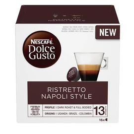 Kávékapszula, 16 db, NESCAFÉ "Dolce Gusto Ristretto Napoli"