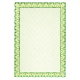 Oklevélpapír, A4, 115 g, APLI, smaragdzöld