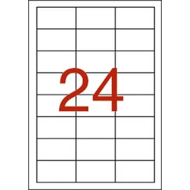 Etikett, 64,6x33,8 mm, poliészter, időjárásálló, APLI, 480 etikett/csomag