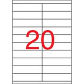 Etikett, univerzális, 105x29 mm, APLI, 2000 etikett/csomag