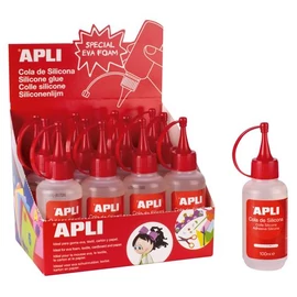 Ragasztó, szilikon, APLI, 100 ml