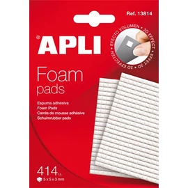 Ragasztó négyzetek, 414 db/csomag, kétoldalas, APLI