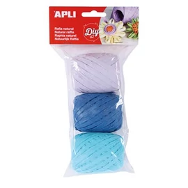 Raffia gombolyag szett , APLI "Creative", tenger színek