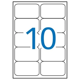 Etikett, univerzális, 99,1x57 mm, kerekített sarkú, APLI, 1000 etikett/csomag