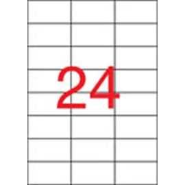 Etikett, univerzális, 70x37 mm, APLI, 2400 etikett/csomag