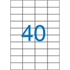 Etikett, univerzális, 52,5x29,7 mm, VICTORIA, 4000 etikett/csomag