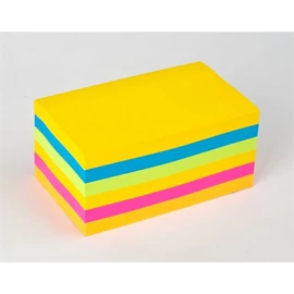 Öntapadó jegyzettömb, 76x127 mm, 6x90 lap, 3M POSTIT, "Super Sticky", Rio