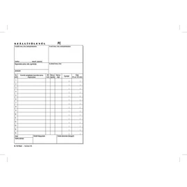 Nyomtatvány, szállítólevél, 25x3, A5, VICTORIA "B.10-70", 10 tömb/csomag