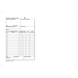 Nyomtatvány, szállítólevél, 25x4, A5, VICTORIA "B.10-70", 10 tömb/csomag